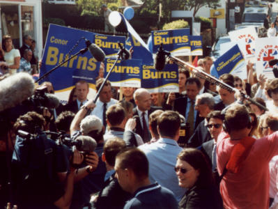 Wahlkampf in England